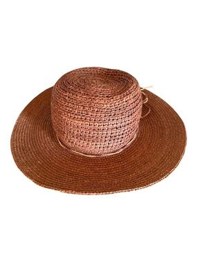 Helen Kaminski Raffia Straw Hat • Wide Brim • One Size